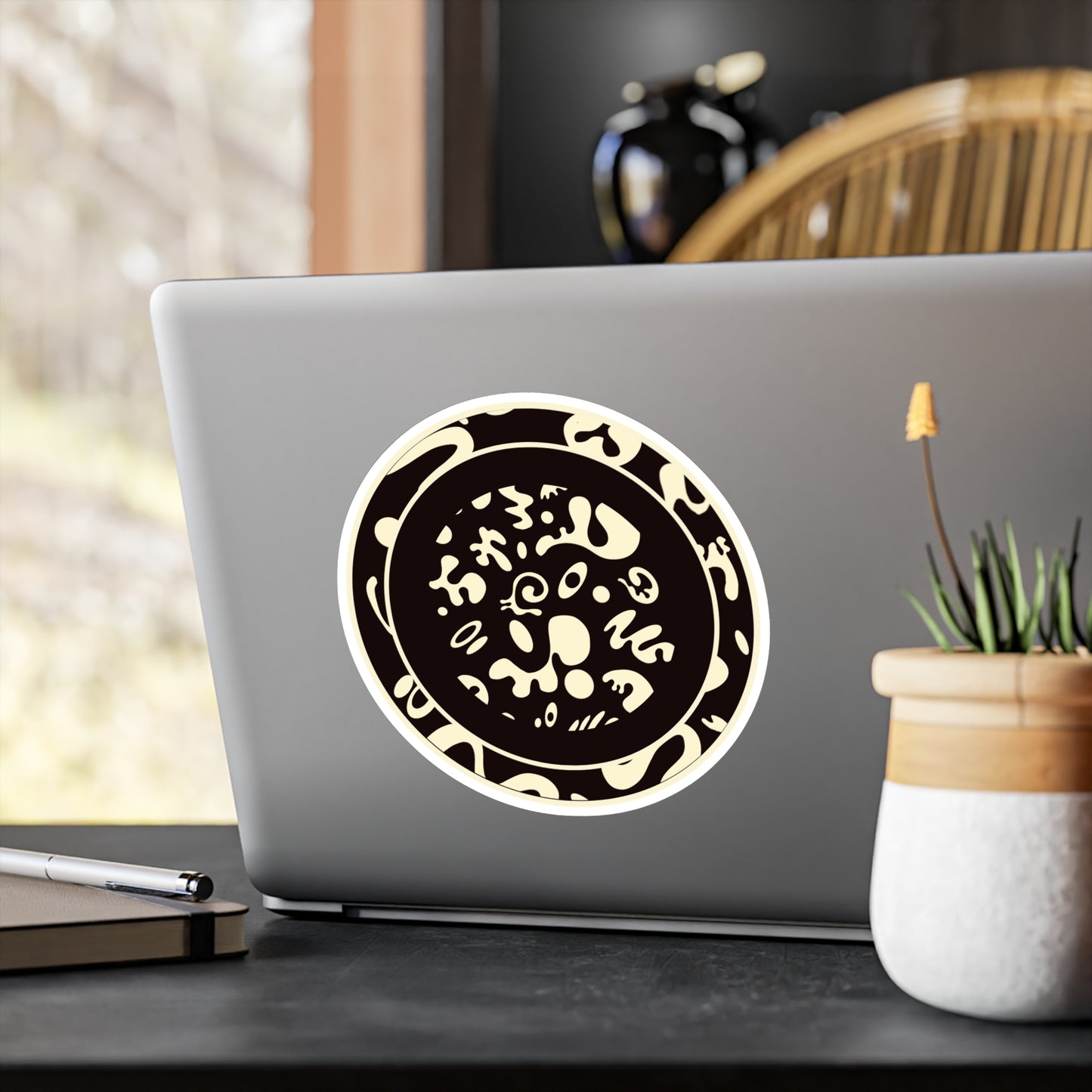 ADORN'D Vinyl Decal - Smoke Black