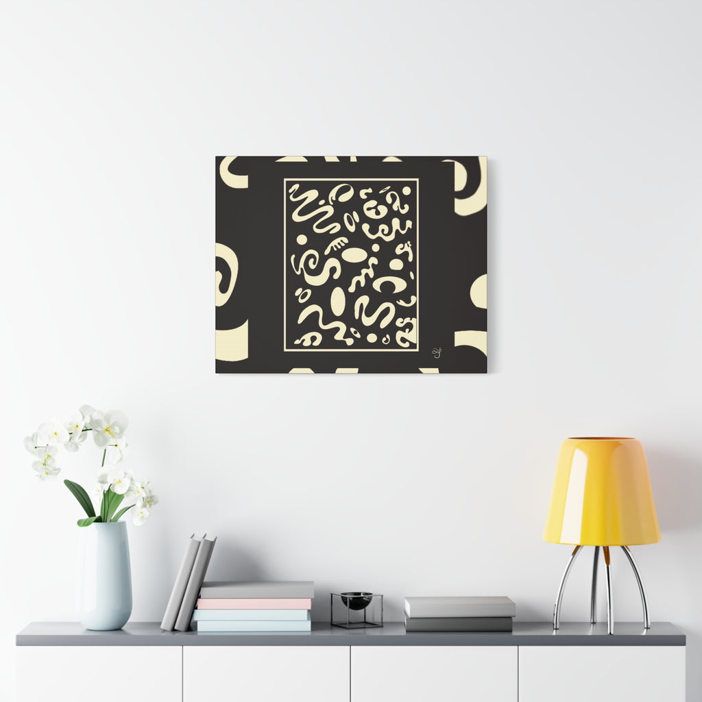 Spotlight Art Framed Stretched Matte Canvas