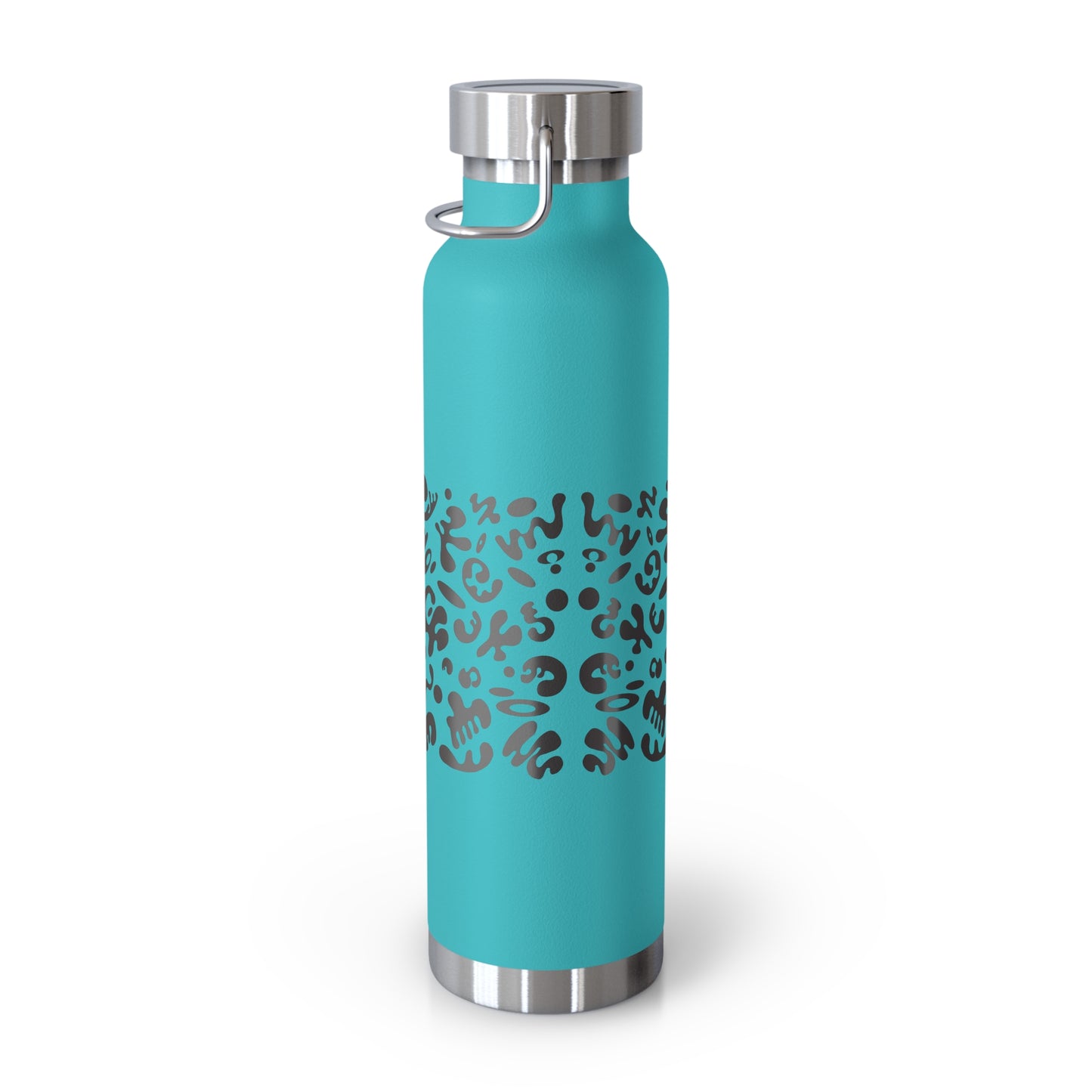 NOURISH'D COPPER VACUUM INSULATED BOTTLE - Smoke Black Print