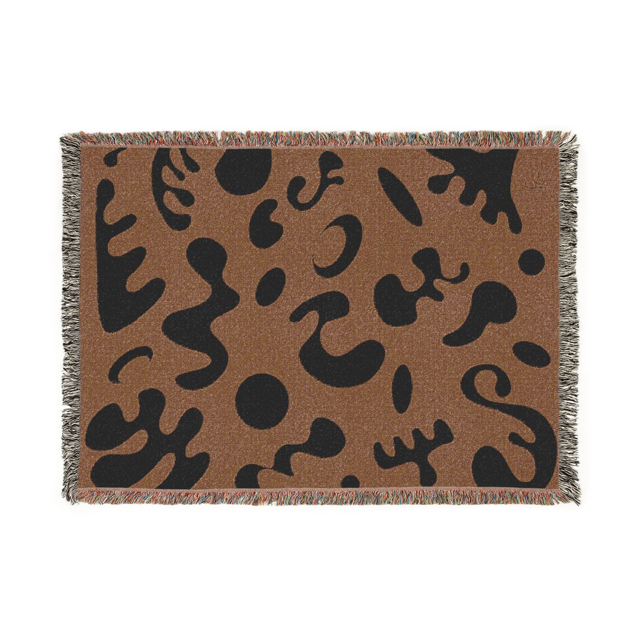 Pure Imagination All-Over-Print Woven Blanket  — Piano Wood