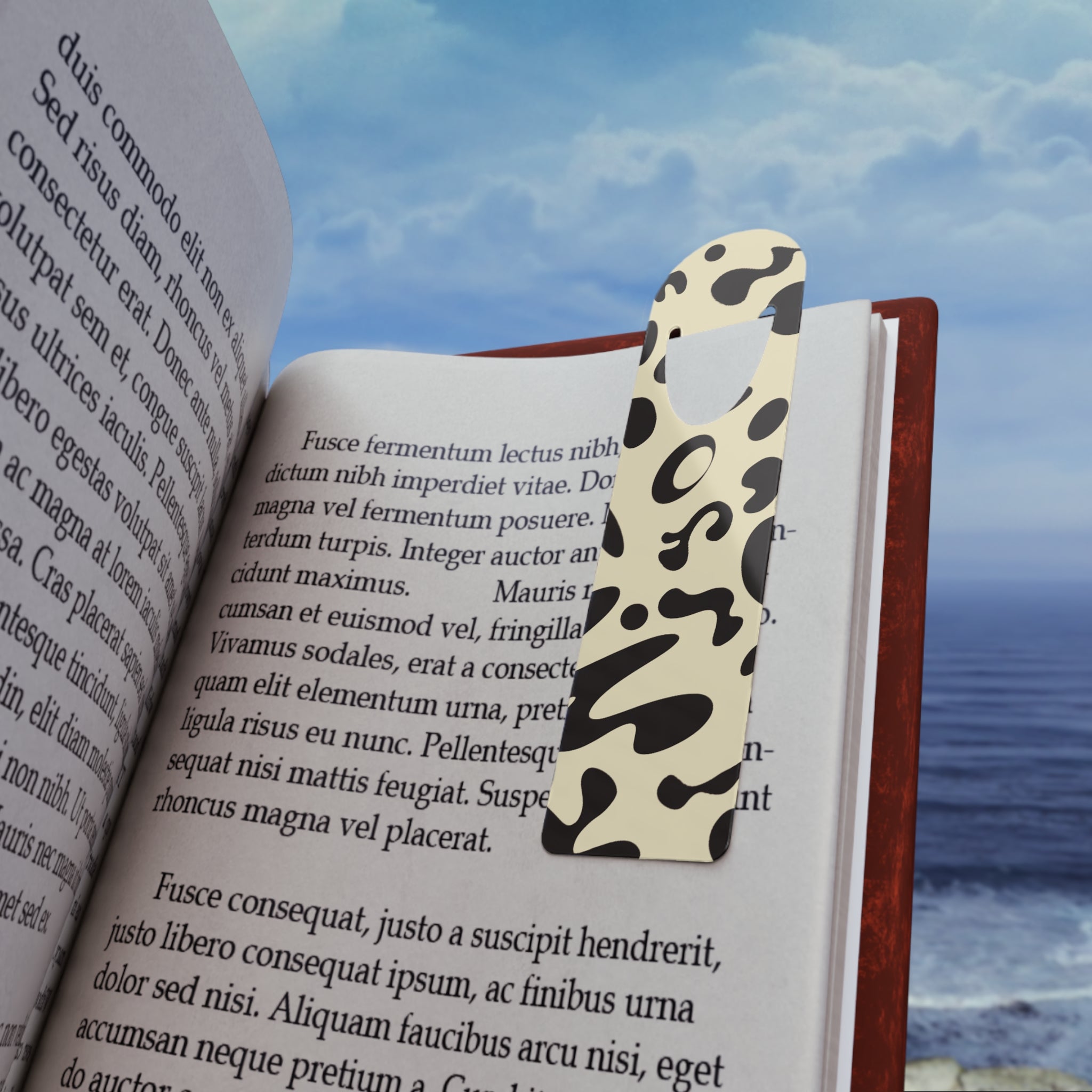 Pure Imagination All-Over-Print Metal Bookmark — Parchment