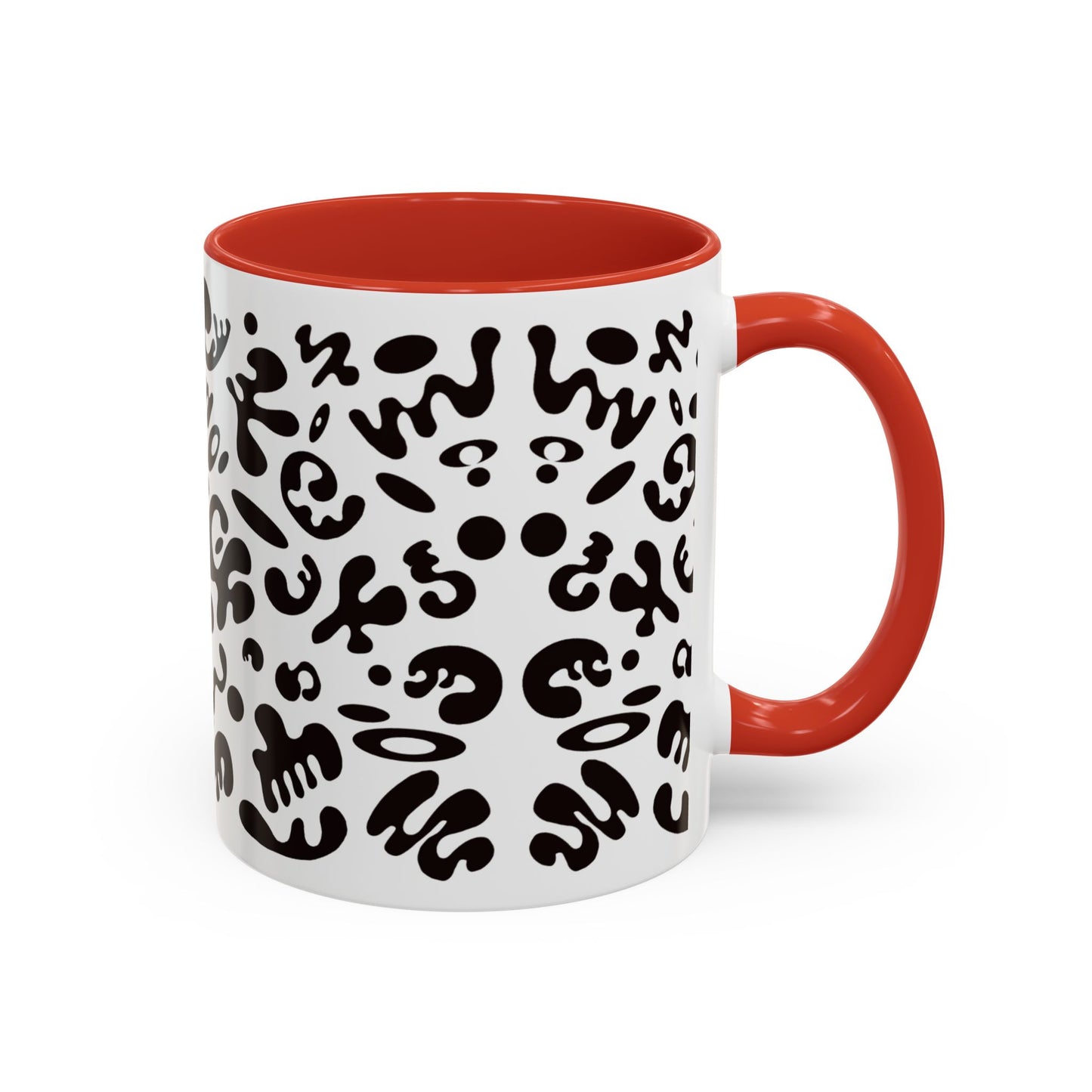 NOURISH'D COLOR ACCENT CERAMIC MUG