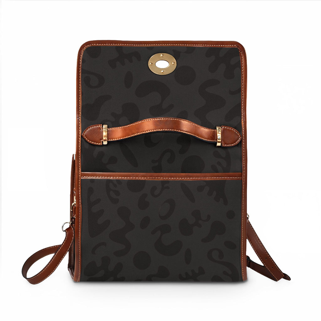 Pure Imagination Waterproof Canvas Handbag — Charcoal