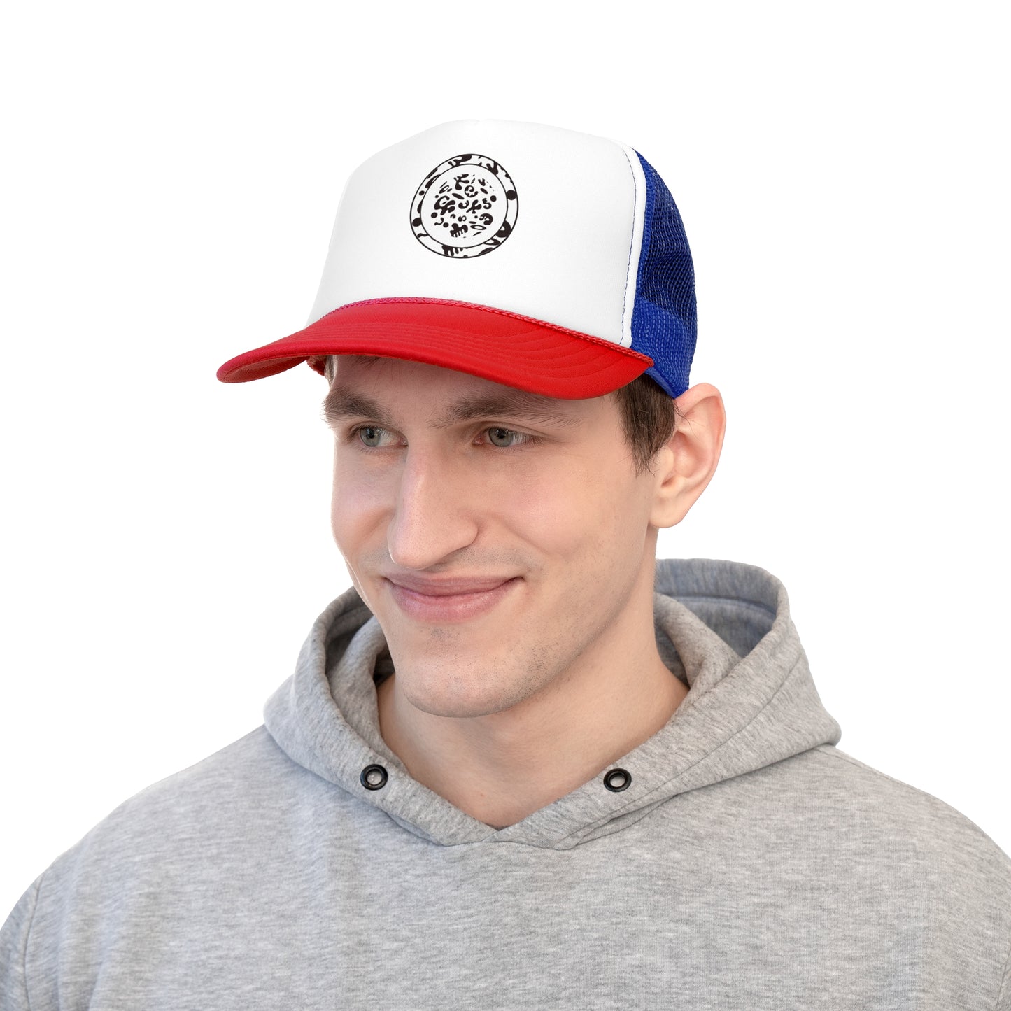 ADORN'D TRUCKER CAP - Starlight White