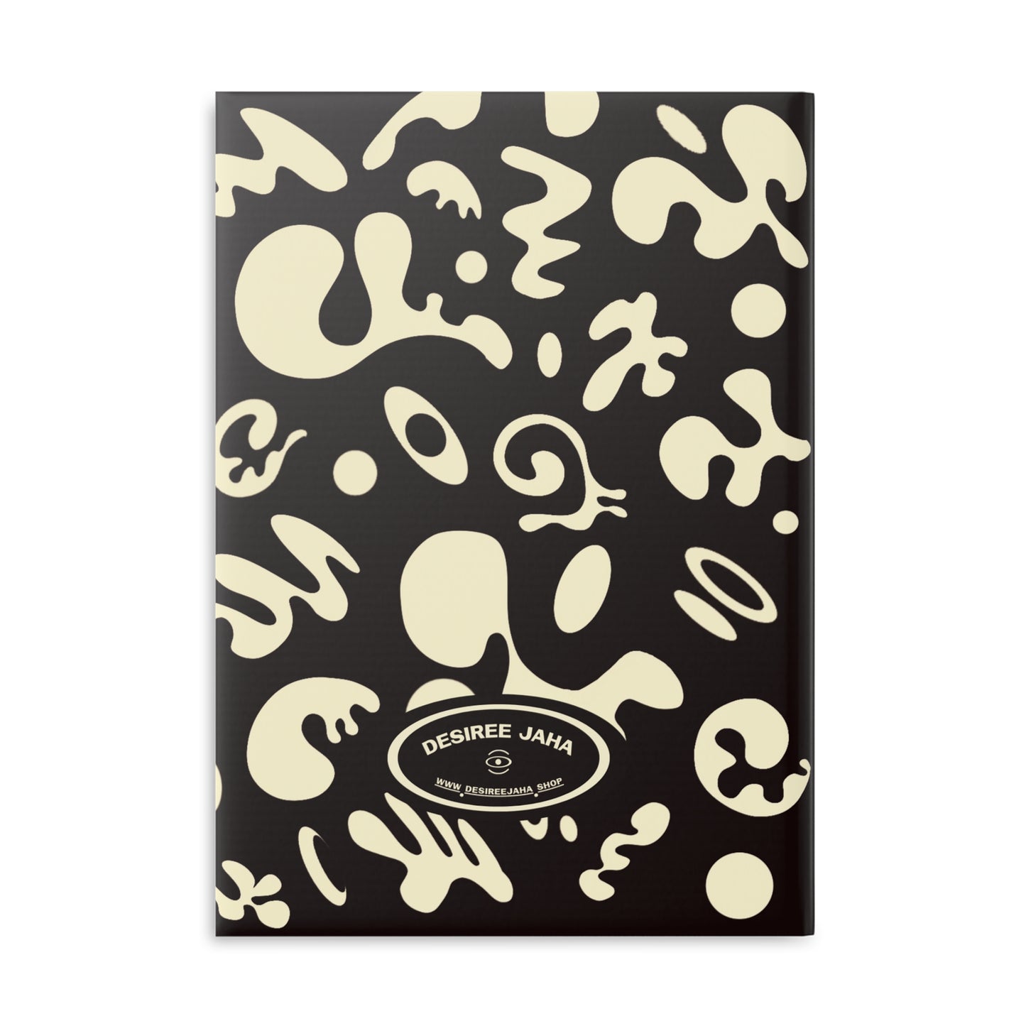 PURE IMAGINATION HARDCOVER NOTEBOOK w PUFFY COVERS - Smoke Black