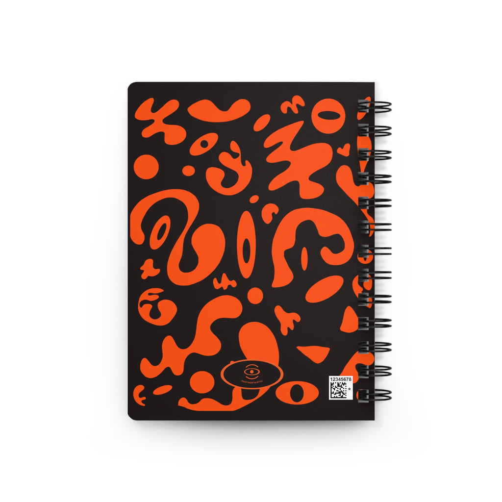 Pure Imagination All-Over-Print Small Spiral Bound Journal - Black Magic Woman