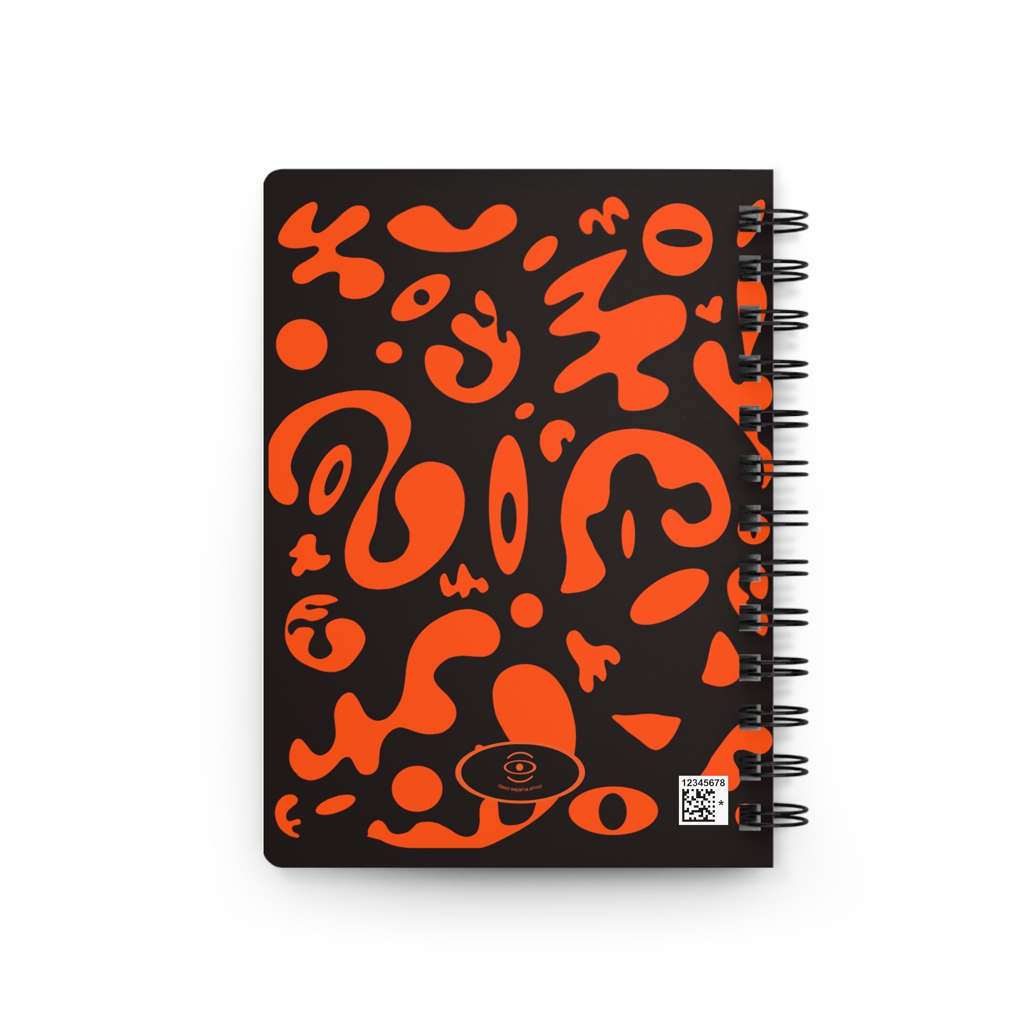 Pure Imagination All-Over-Print Small Spiral Bound Journal - Black Magic Woman