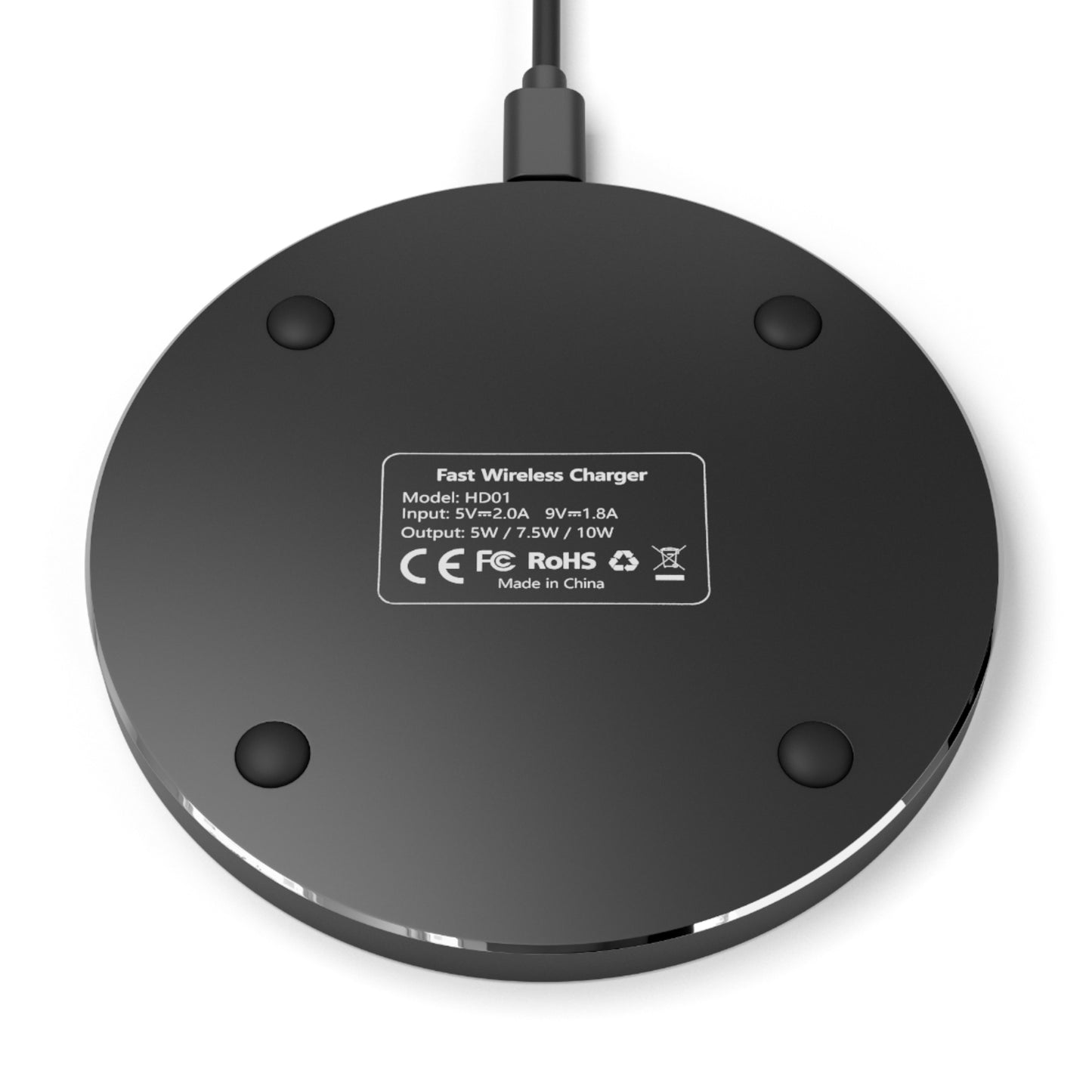 PURE IMAGINATION WIRELESS CHARGER - Smoke Black