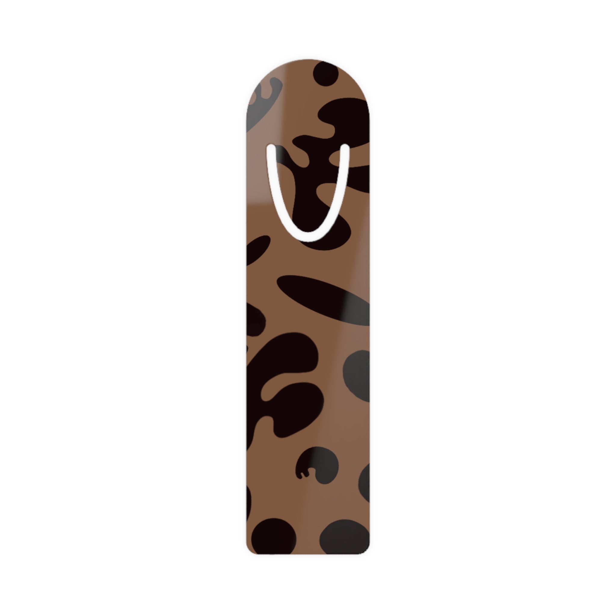 Pure Imagination All-Over-Print Metal Bookmark — Piano Wood