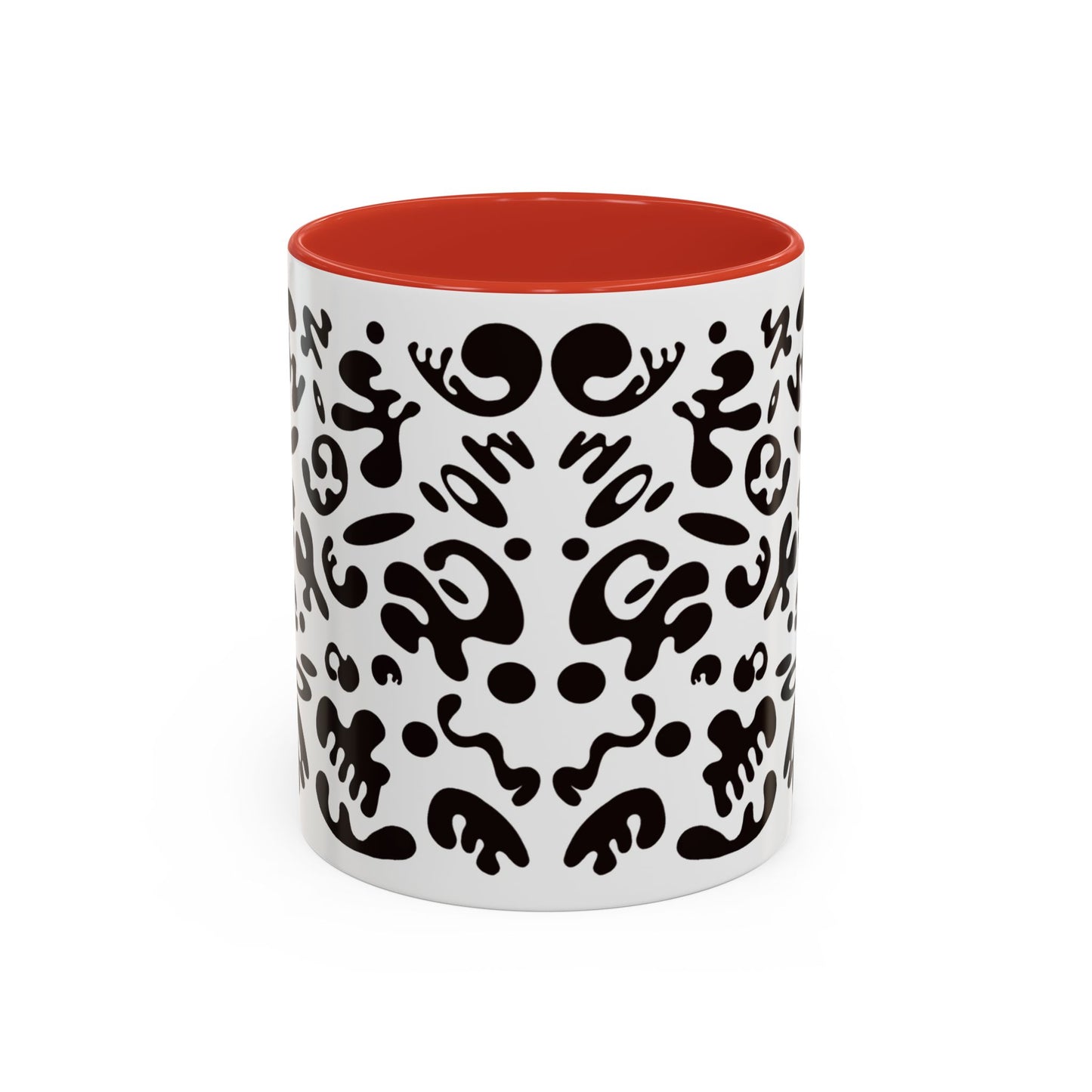 NOURISH'D COLOR ACCENT CERAMIC MUG