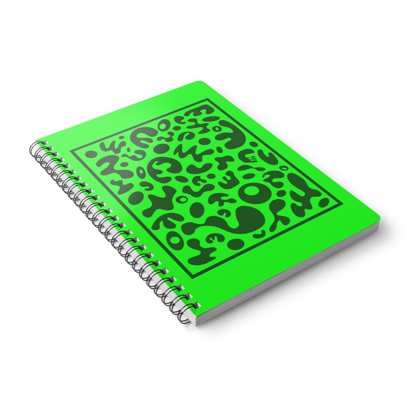 DEEP DREAM WIROBOUND SOFTCOVER A5 SPIRAL NOTEBOOK - Green Eyes