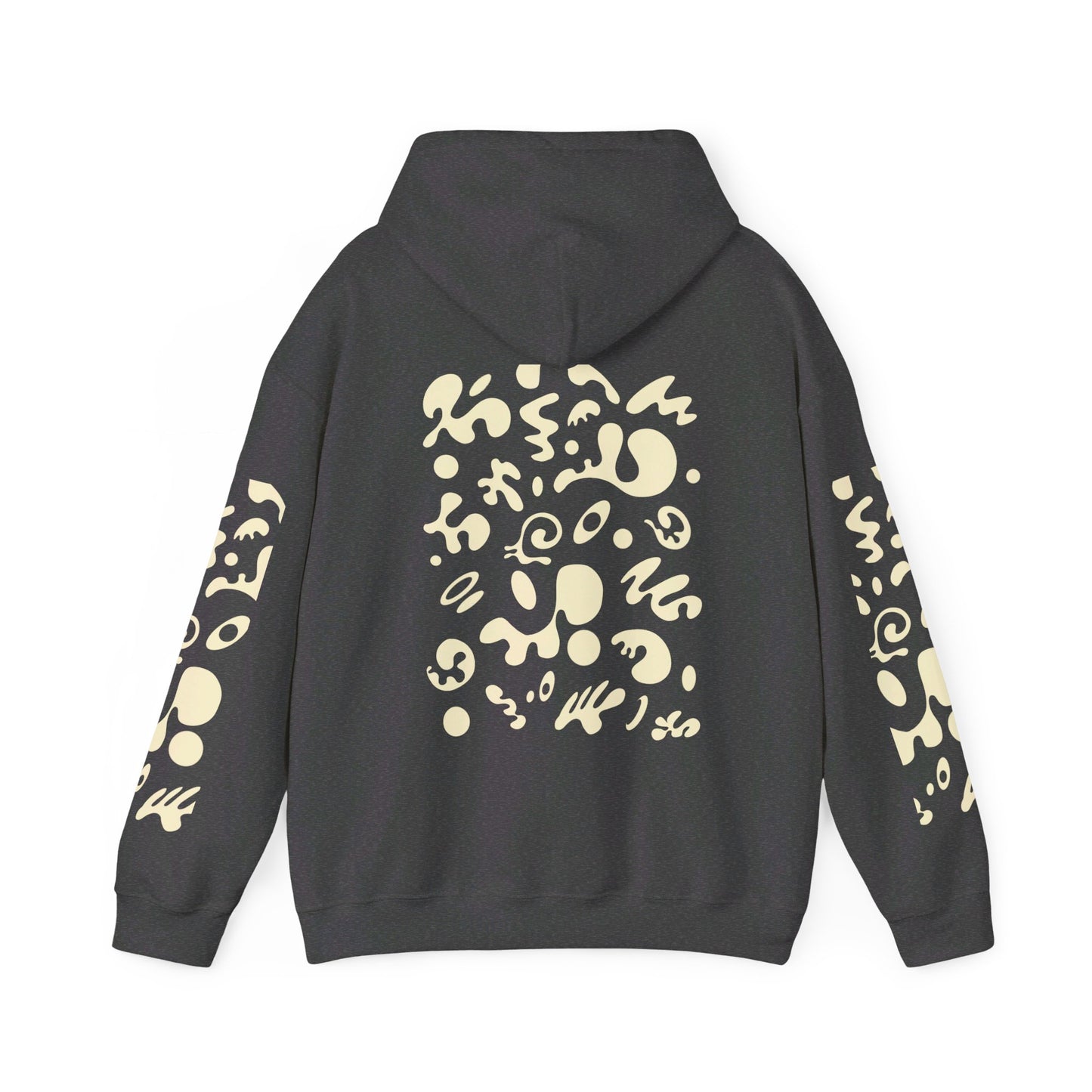 BRIGHT FUTURE UNISEX HEAVY BLEND™ HOODED SWEATSHIRT - Warm White Print