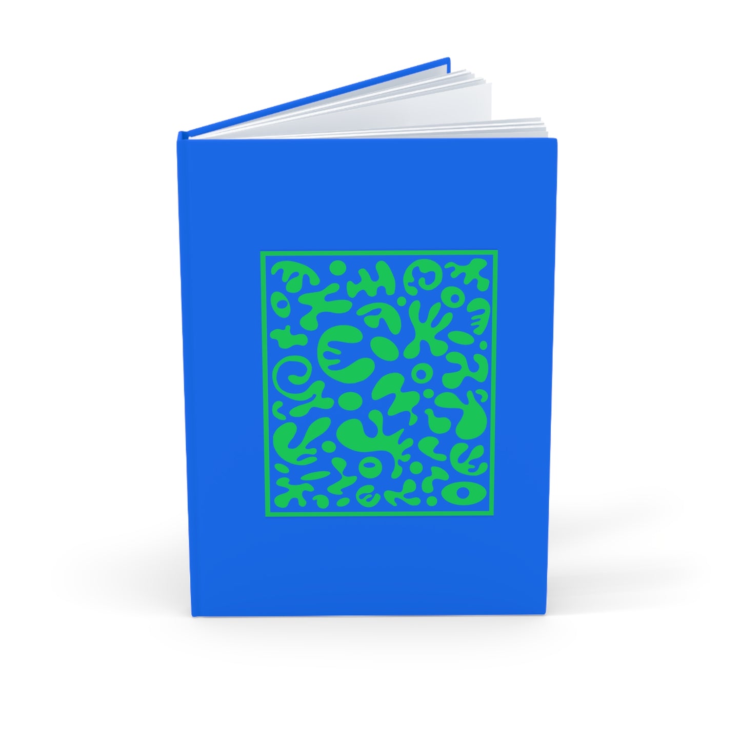 DEEP DREAM A5 HARDCOVER JOURNAL (BLANK or RULED) - Blue & Green