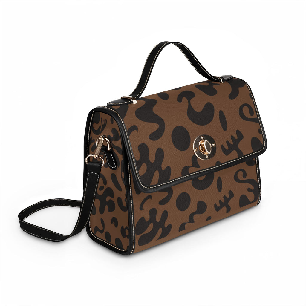 Pure Imagination Waterproof Canvas Handbag — Piano Wood