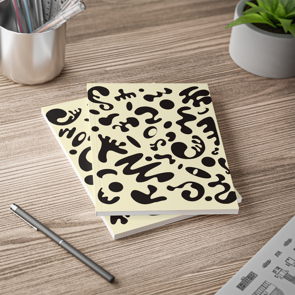 Pure Imagination All-Over-Print A5 Softcover Notebook — Parchment
