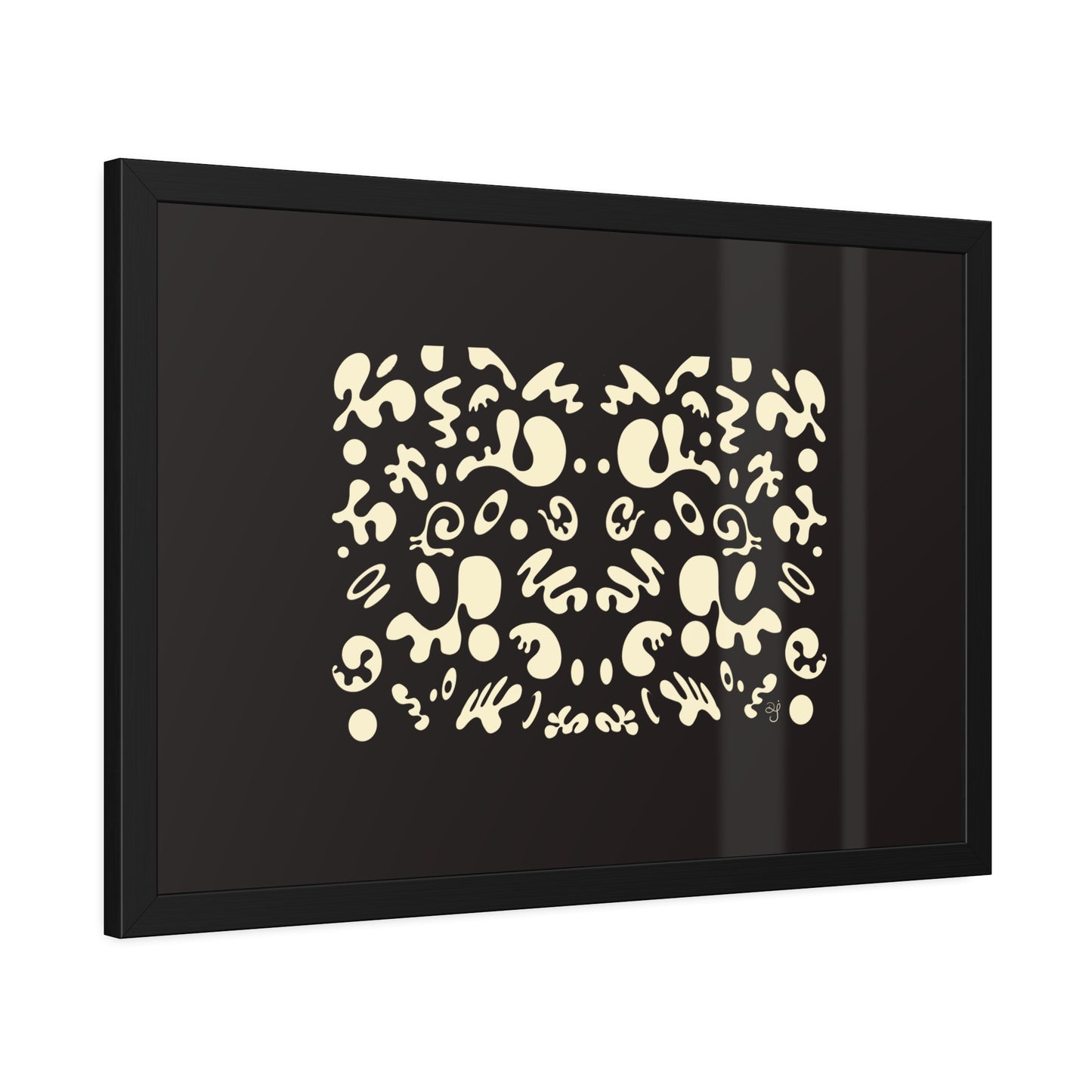 BRIGHT FUTURE FRAMED ROLLED POSTER - Smoke Black