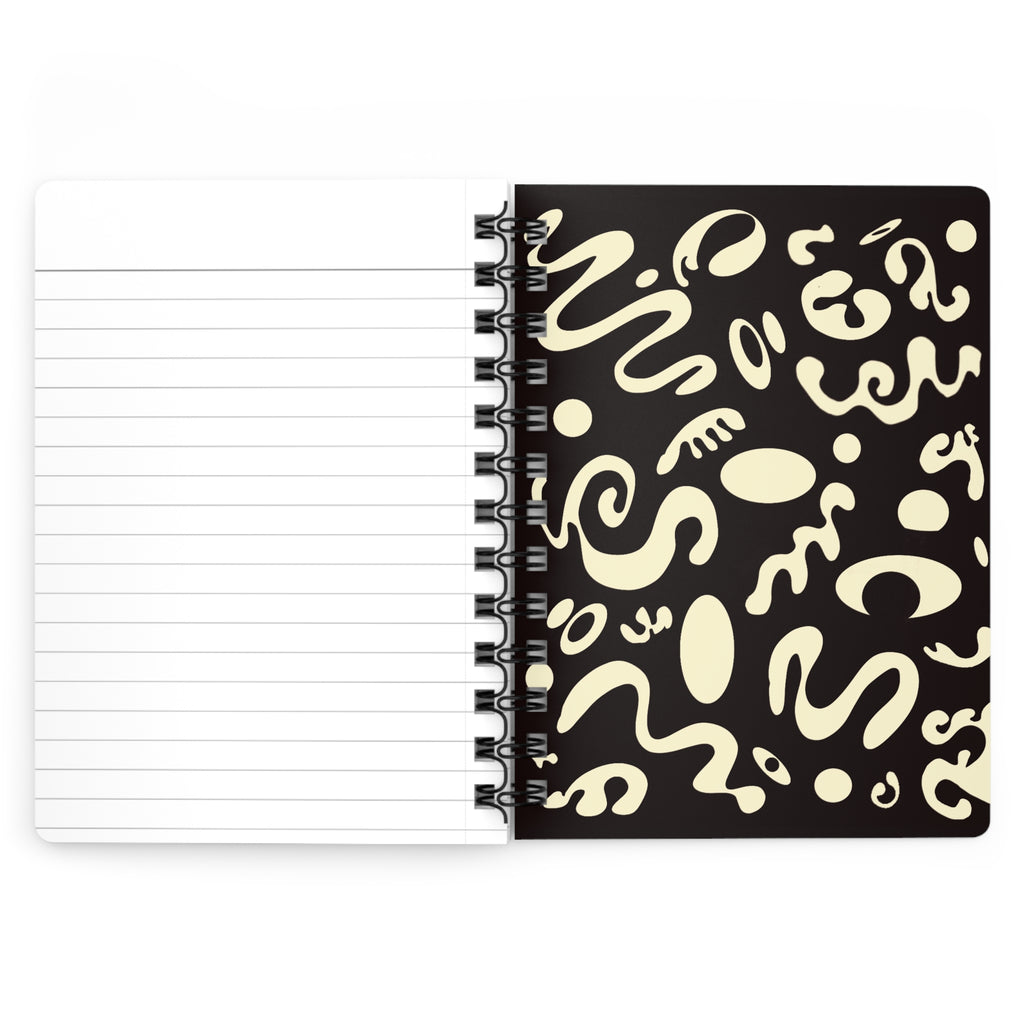 Pure Imagination All-Over-Print Small Spiral Bound Journal - Ink