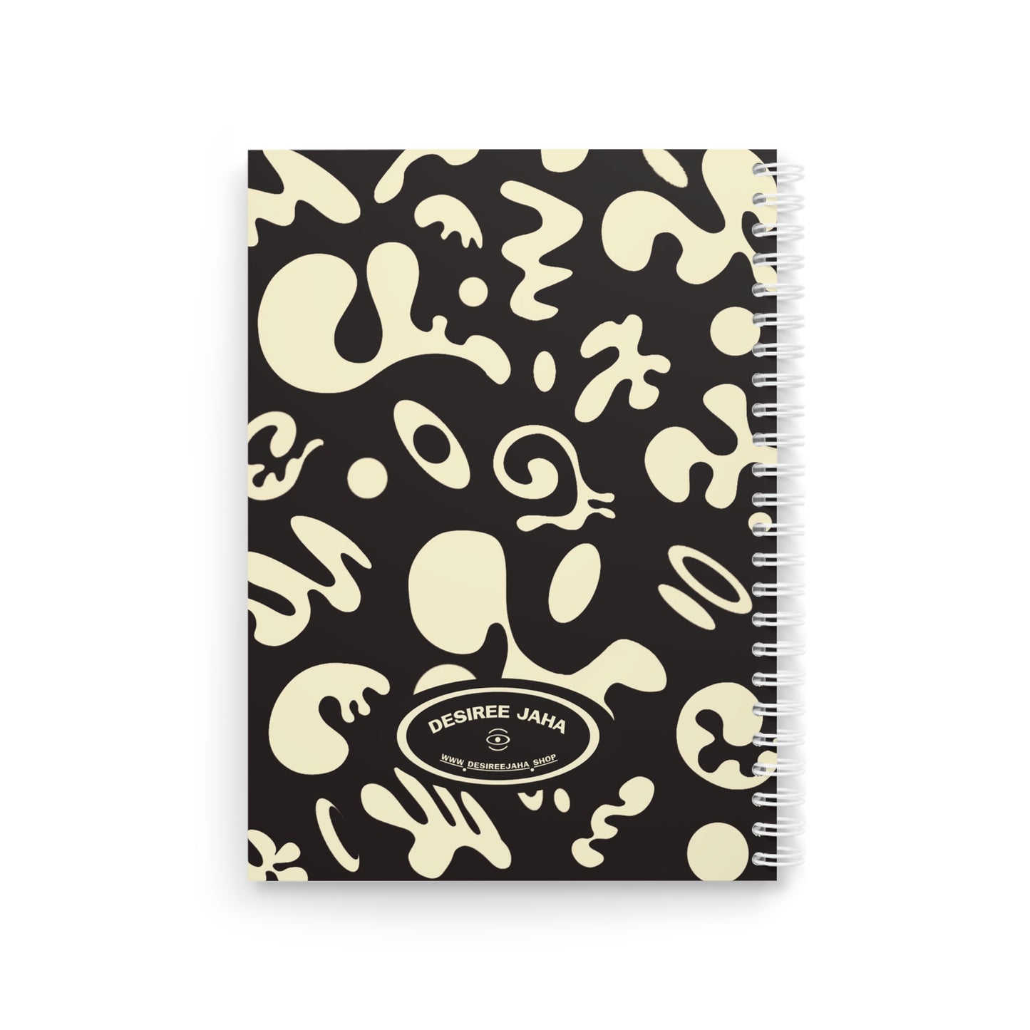 PURE IMAGINATION SPIRAL NOTEBOOK (WIDE RULED) - Smoke Black