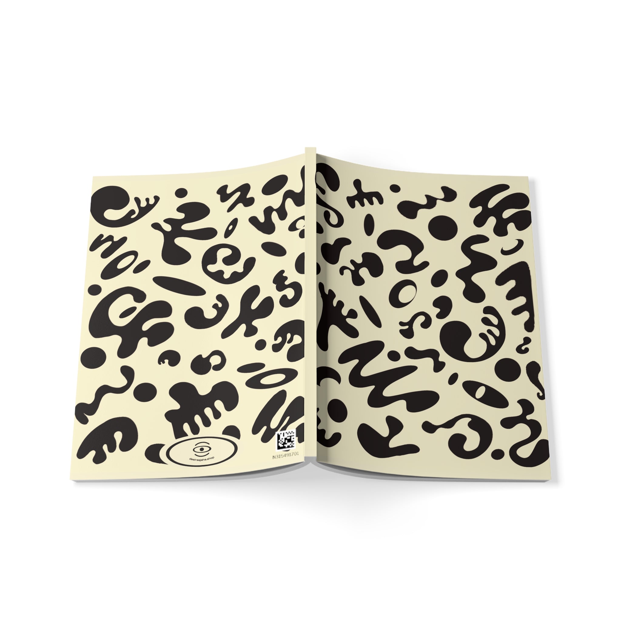 Pure Imagination All-Over-Print A5 Softcover Notebook — Parchment