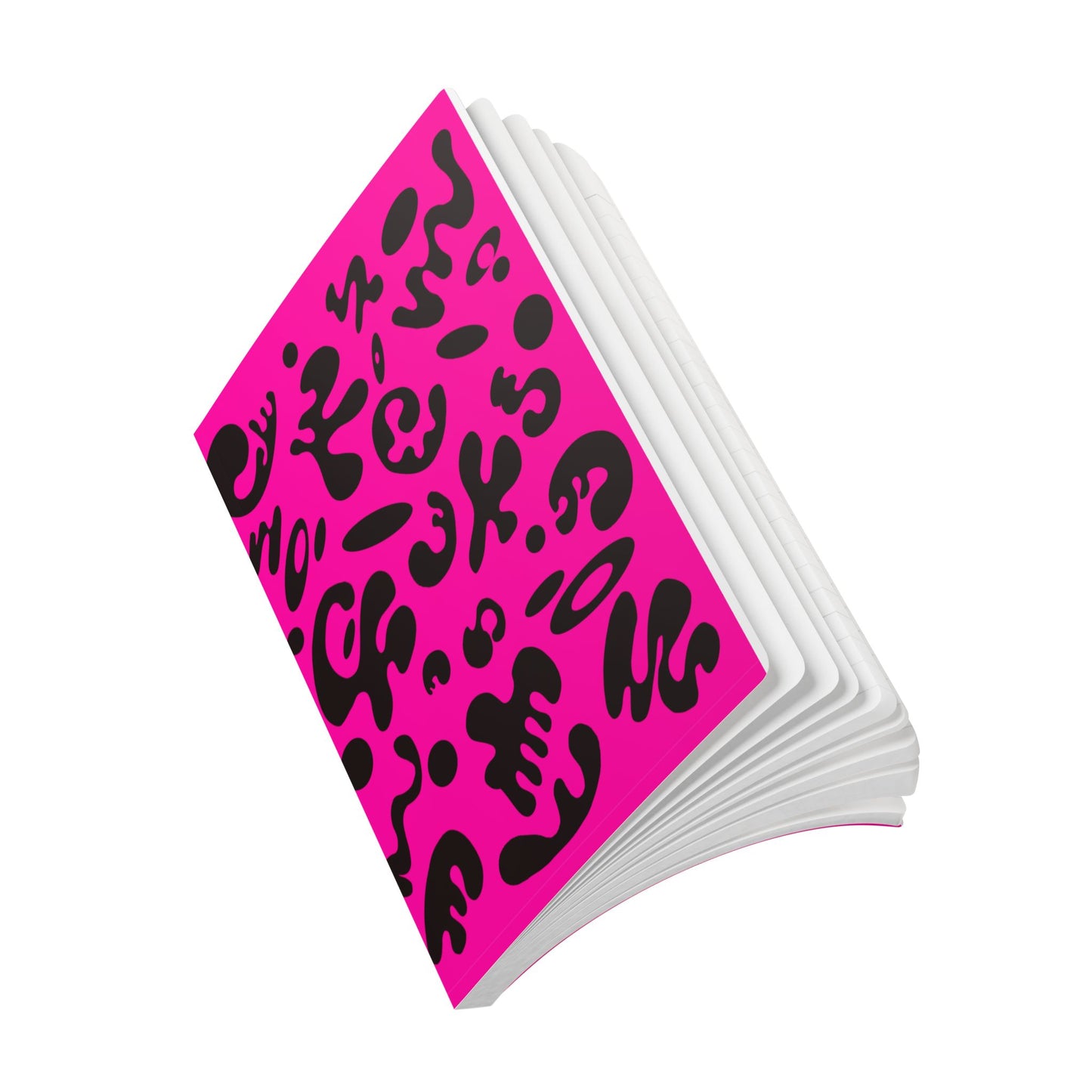 PURE IMAGINATION SOFTCOVER JOURNAL w INSIDE PRINTS + TEAR-OFF PAGES (RULED LINE) - Pink Matter