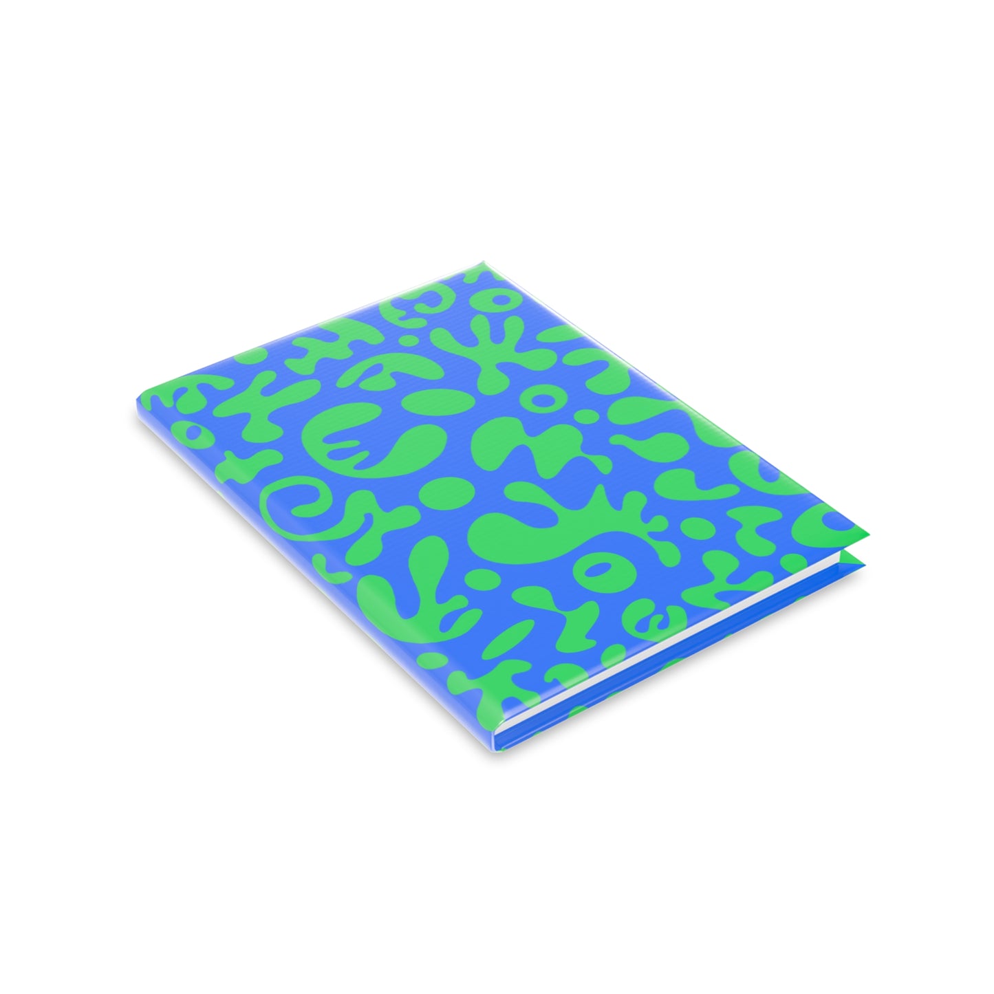 PURE IMAGINATION HARDCOVER NOTEBOOK w PUFFY COVERS - Blue & Green