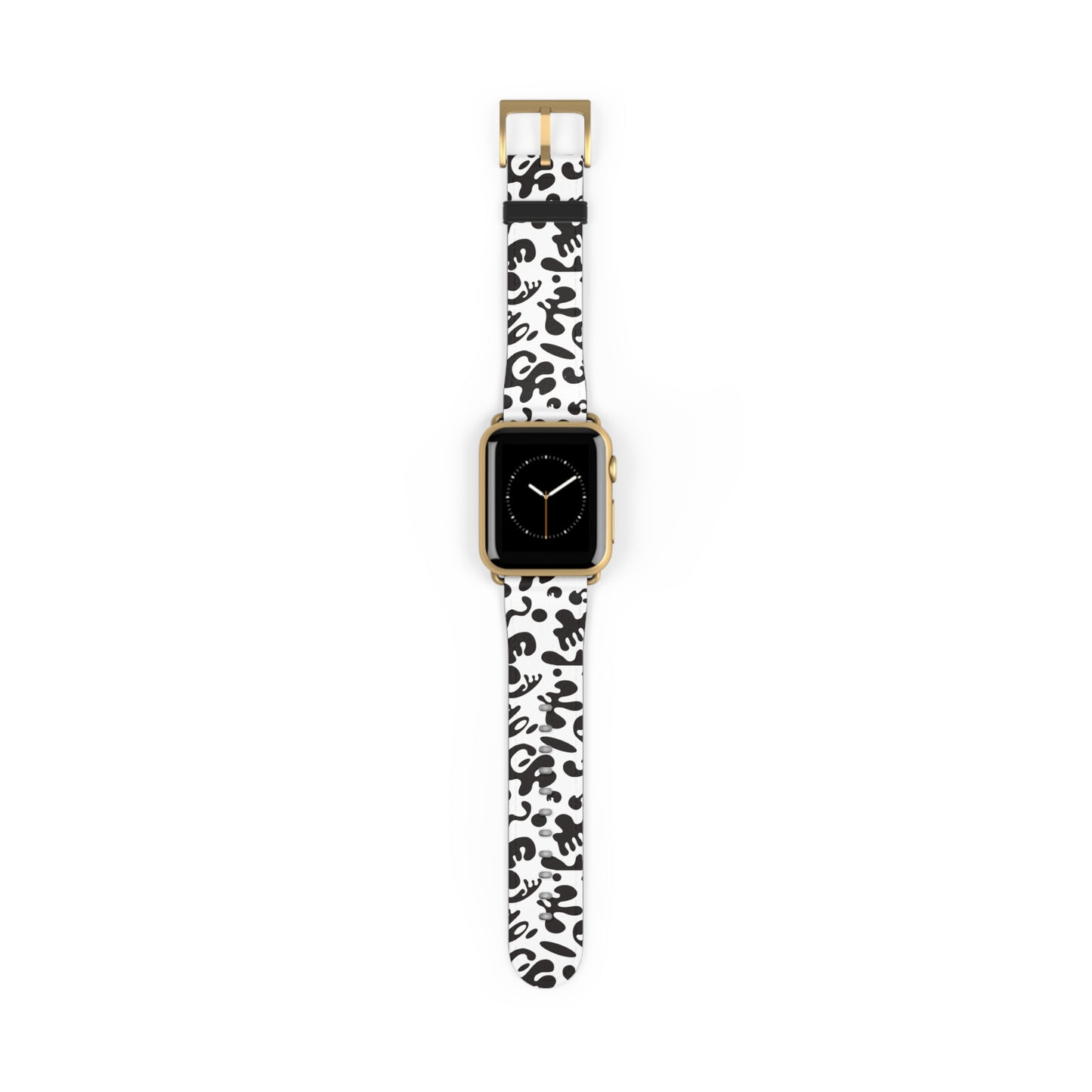 BRIGHT FUTURE SMALL PRINT WATCH BAND - Starlight White