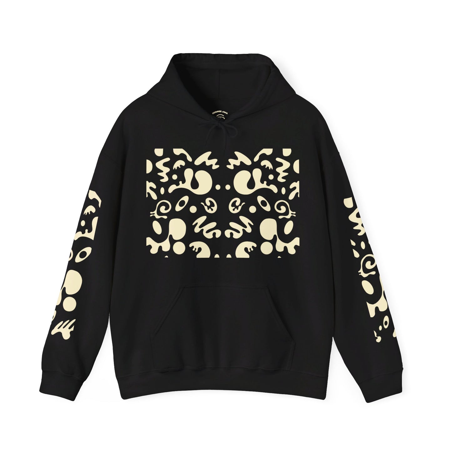 BRIGHT FUTURE UNISEX HEAVY BLEND™ HOODED SWEATSHIRT - Warm White Print