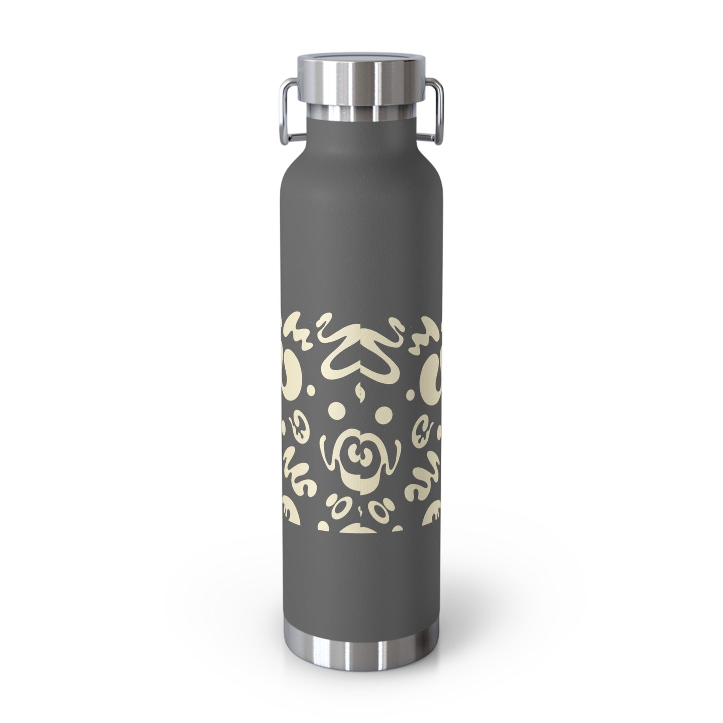 NOURISH'D COPPER VACUUM INSULATED BOTTLE - Warm White Print