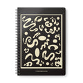 Spotlight Art Framed A5 Wirobound Softcover Notebook - Ink