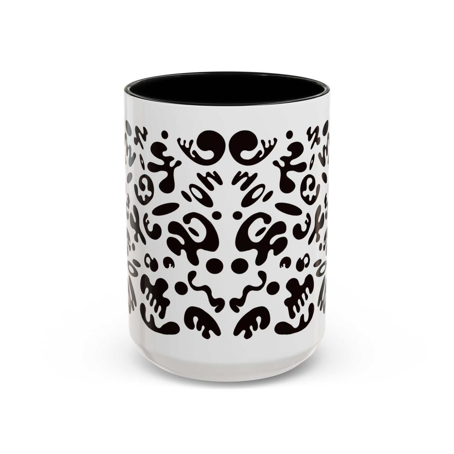 NOURISH'D COLOR ACCENT CERAMIC MUG