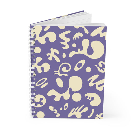 PURE IMAGINATION SPIRAL NOTEBOOK (WIDE RULED) - Purple Rain