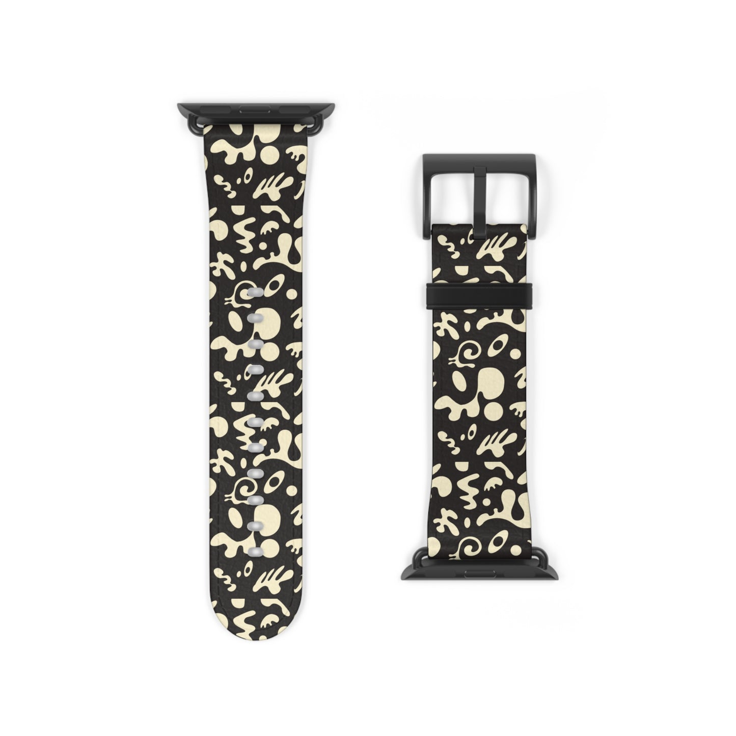 BRIGHT FUTURE SMALL PRINT WATCH BAND - Smoke Black