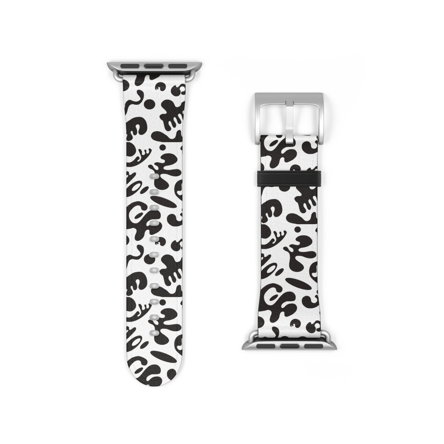 BRIGHT FUTURE SMALL PRINT WATCH BAND - Starlight White