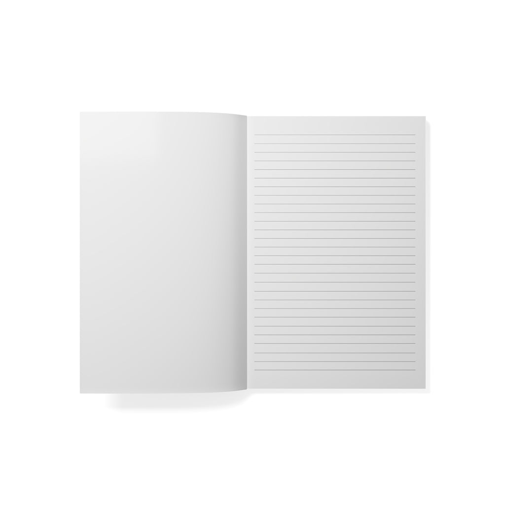 Pure Imagination All-Over-Print A5 Softcover Notebook — Black Magic Woman