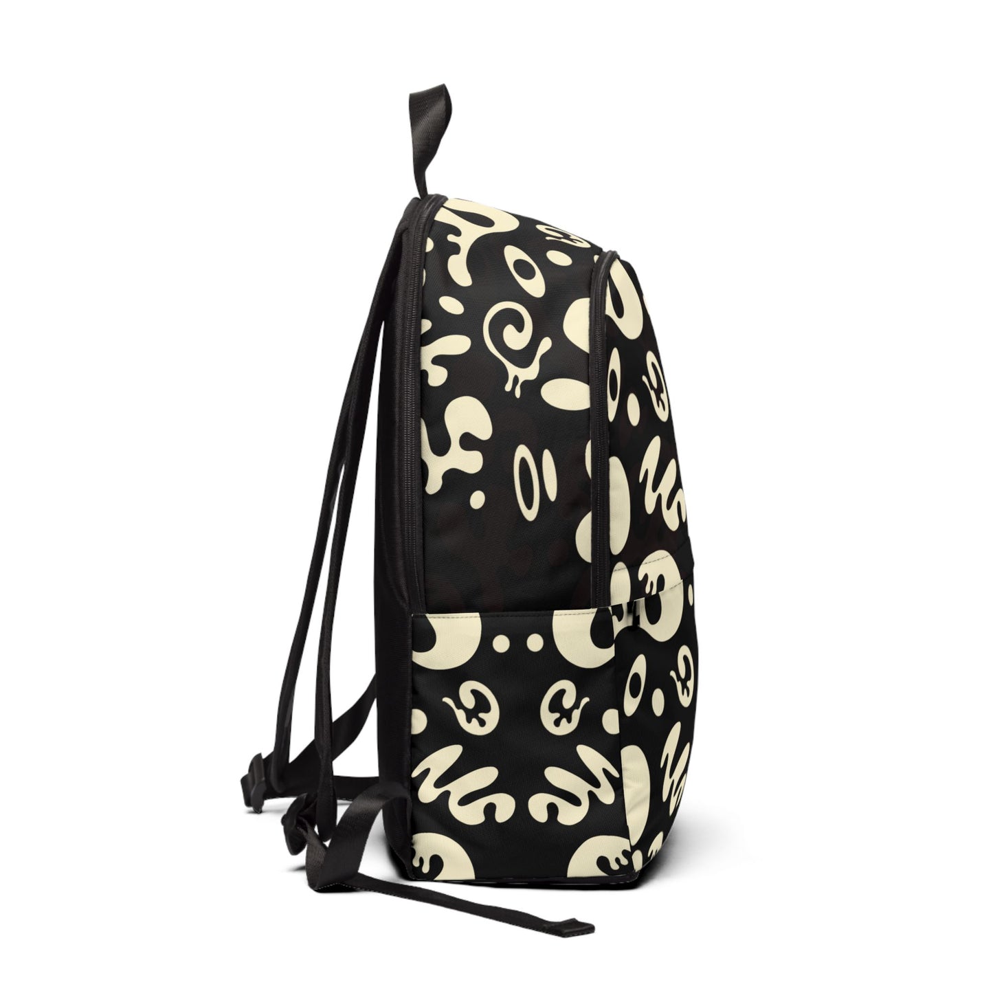 BRIGHT FUTURE UNISEX FABRIC BACKPACK - Smoke Black