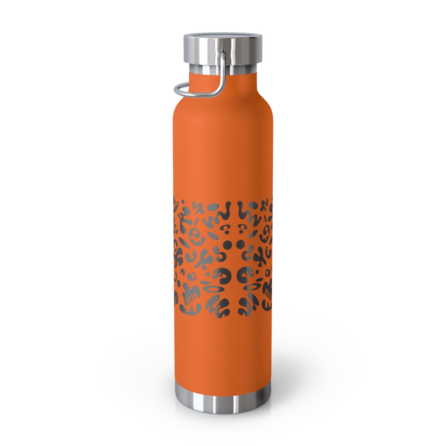 NOURISH'D COPPER VACUUM INSULATED BOTTLE - Smoke Black Print