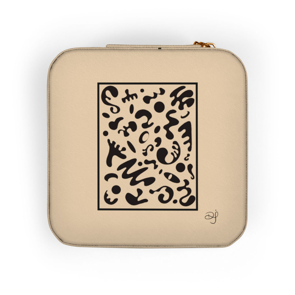 Spotlight Art Framed Jewelry Travel Case — Portable Organizer for Rings, Earrings & Necklaces