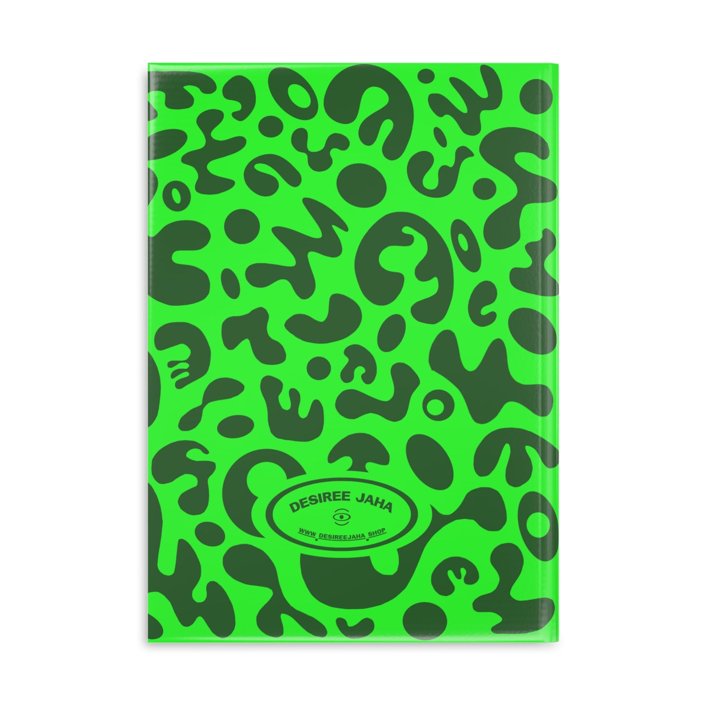 PURE IMAGINATION HARDCOVER NOTEBOOK w PUFFY COVERS - Green Eyes