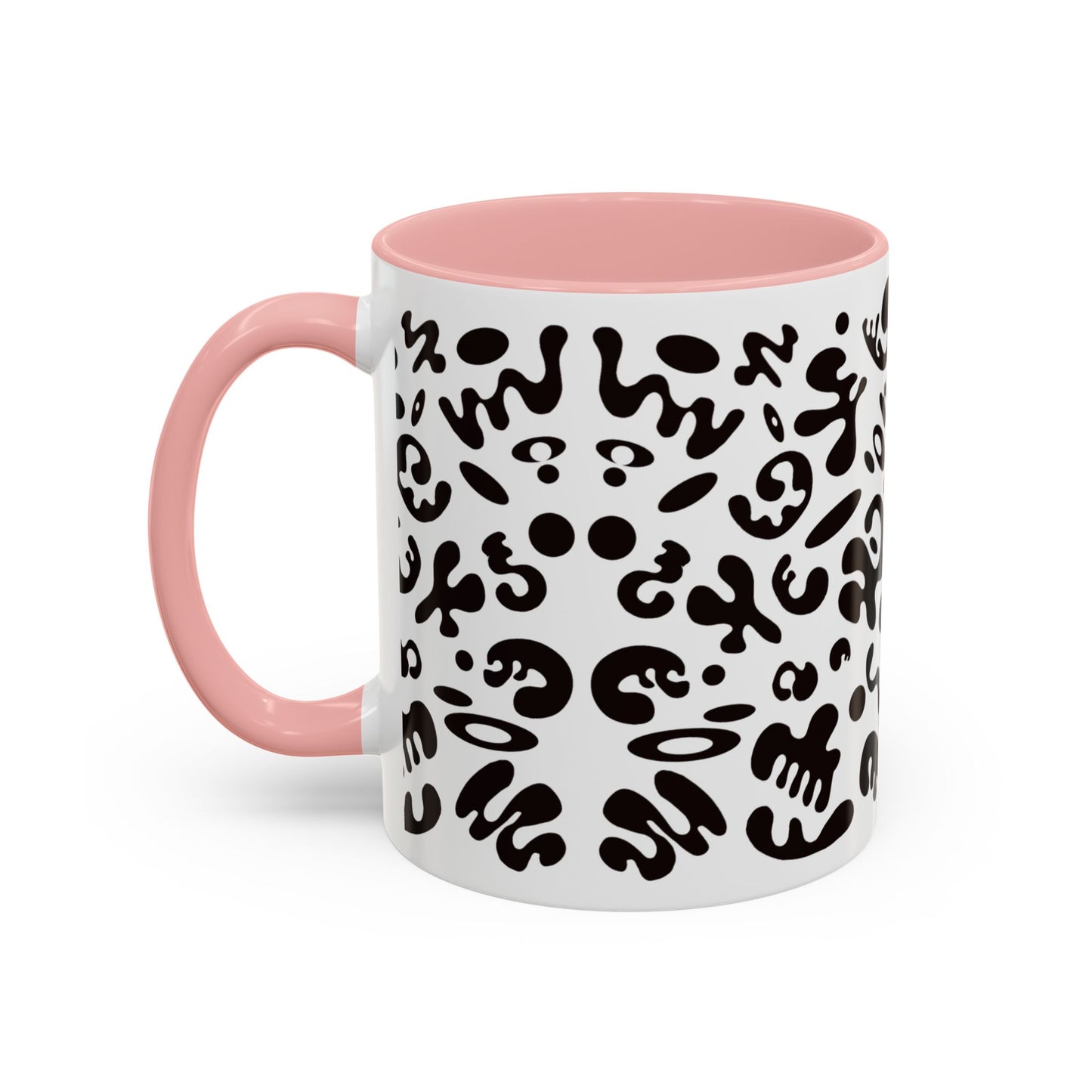 NOURISH'D COLOR ACCENT CERAMIC MUG