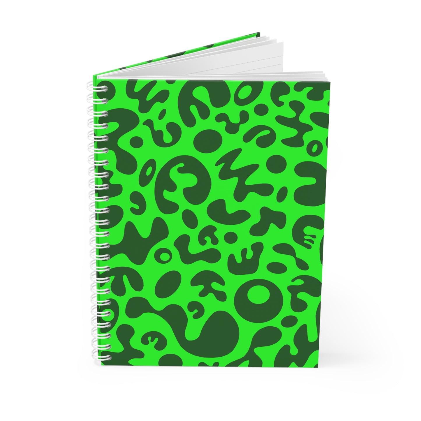 PURE IMAGINATION SPIRAL NOTEBOOK (WIDE RULED) - Green Eyes