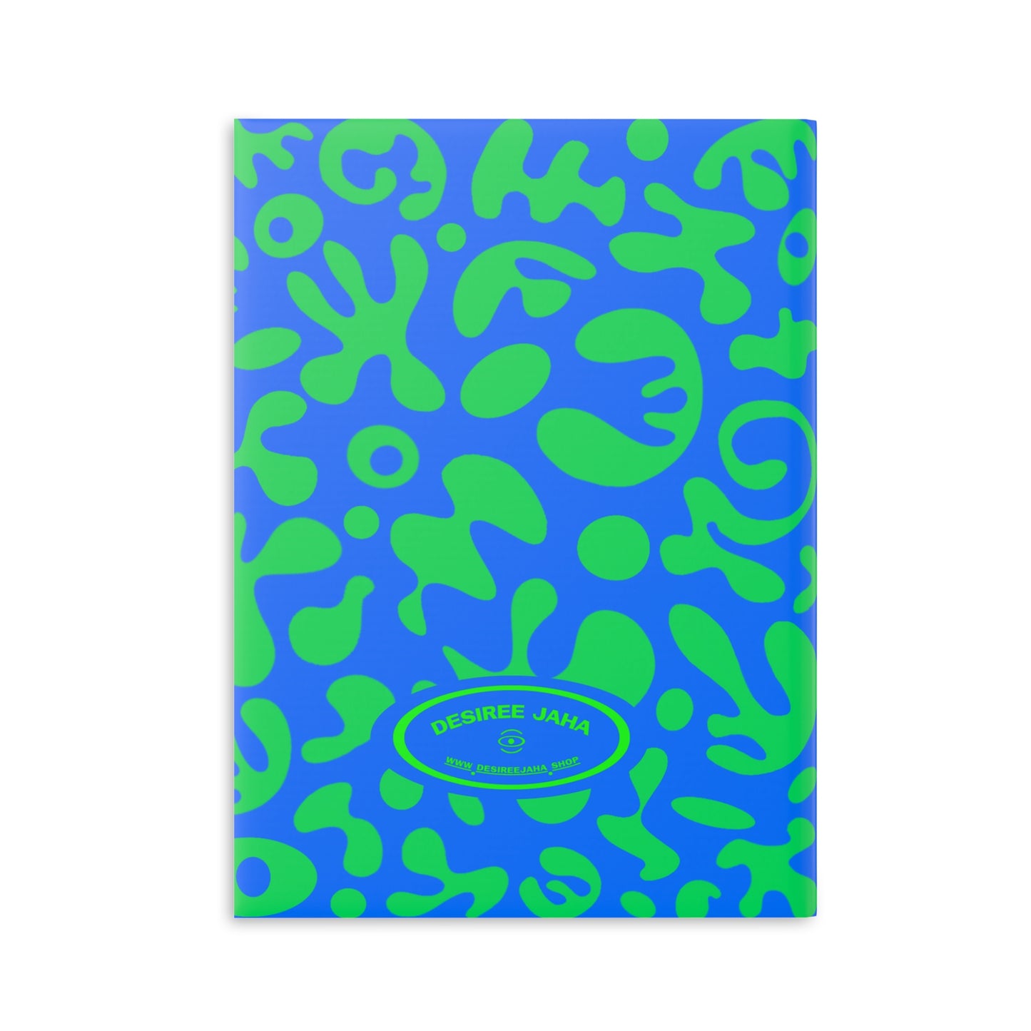 PURE IMAGINATION HARDCOVER NOTEBOOK w PUFFY COVERS - Blue & Green