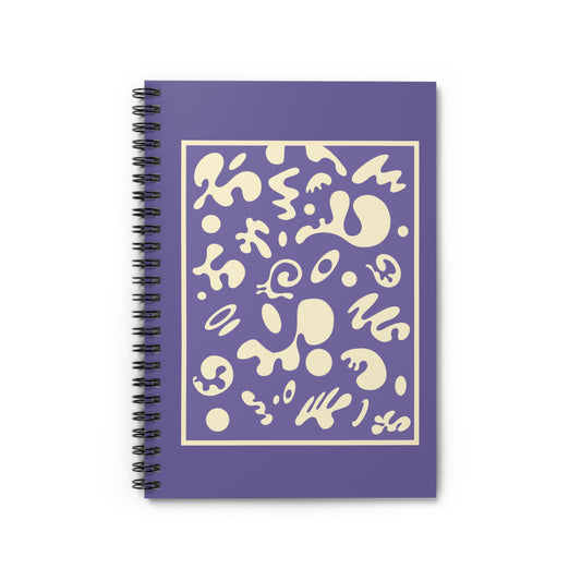 DEEP DREAM SPIRAL NOTEBOOK (RULED LINE) - Purple Rain