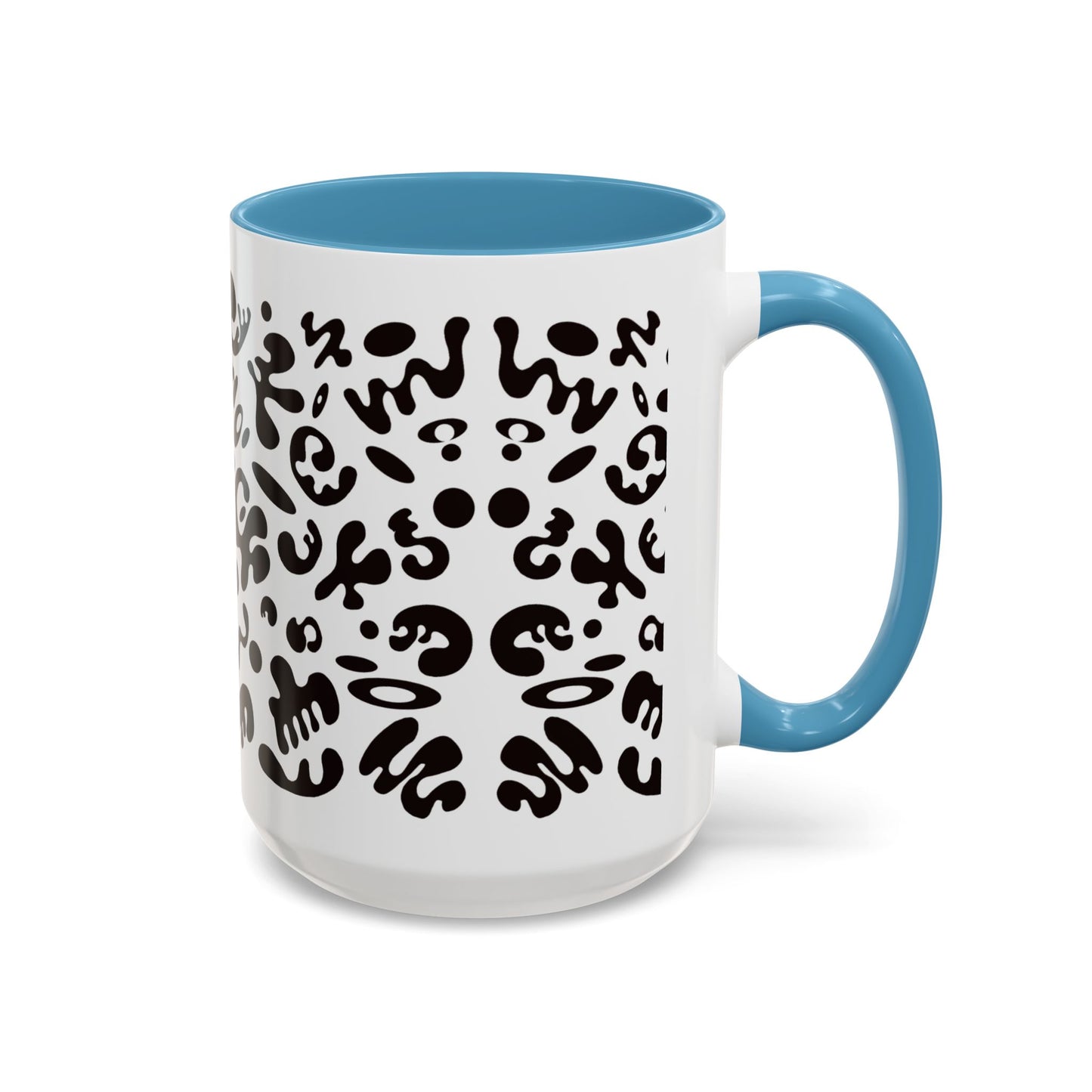 NOURISH'D COLOR ACCENT CERAMIC MUG