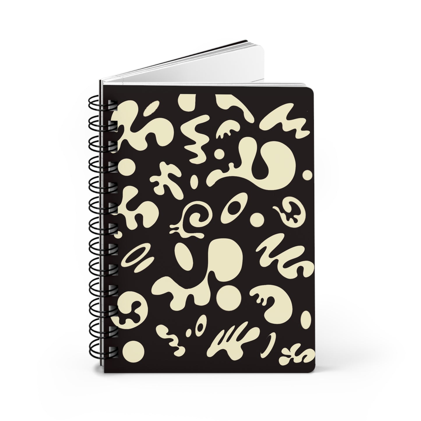 PURE IMAGINATION SPIRAL BOUND JOURNAL (RULED LINE) - Smoke Black