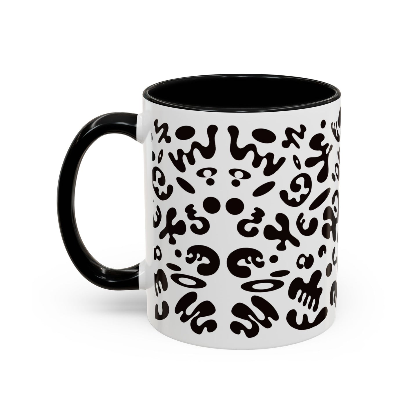 NOURISH'D COLOR ACCENT CERAMIC MUG