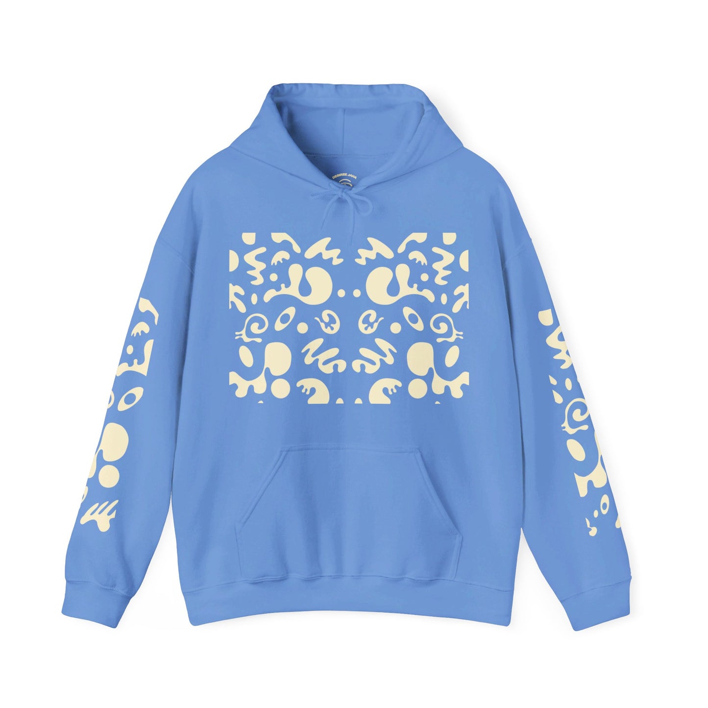 BRIGHT FUTURE UNISEX HEAVY BLEND™ HOODED SWEATSHIRT - Warm White Print