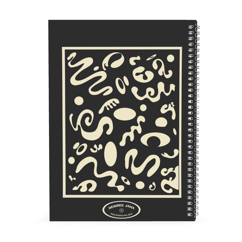 DEEP DREAM LUXE SPRIAL LINED NOTEBOOK