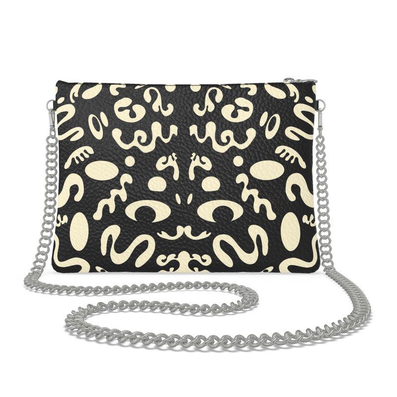 ADORN'D CROSSBODY BAG w CHAIN