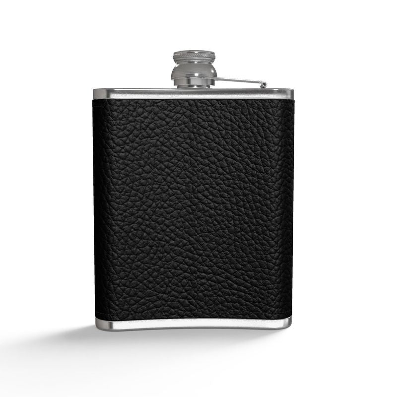 ADORN'D LEATHER WRAPPED HIP FLASK