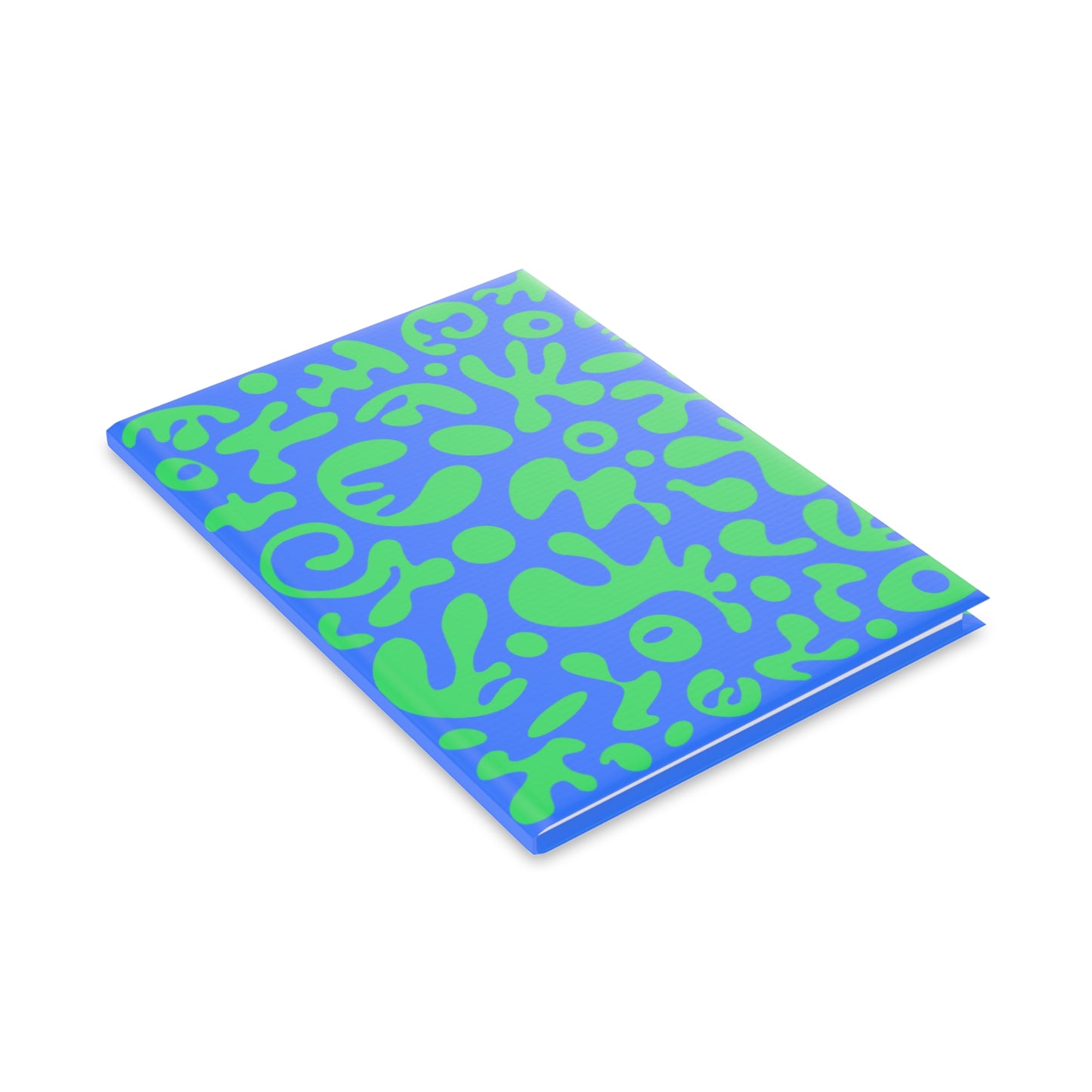 PURE IMAGINATION HARDCOVER NOTEBOOK w PUFFY COVERS - Blue & Green